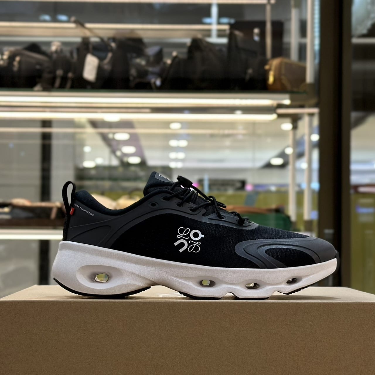 Loewe 26s On Running Cloudsolo x Loewe White Black Mesh TPU