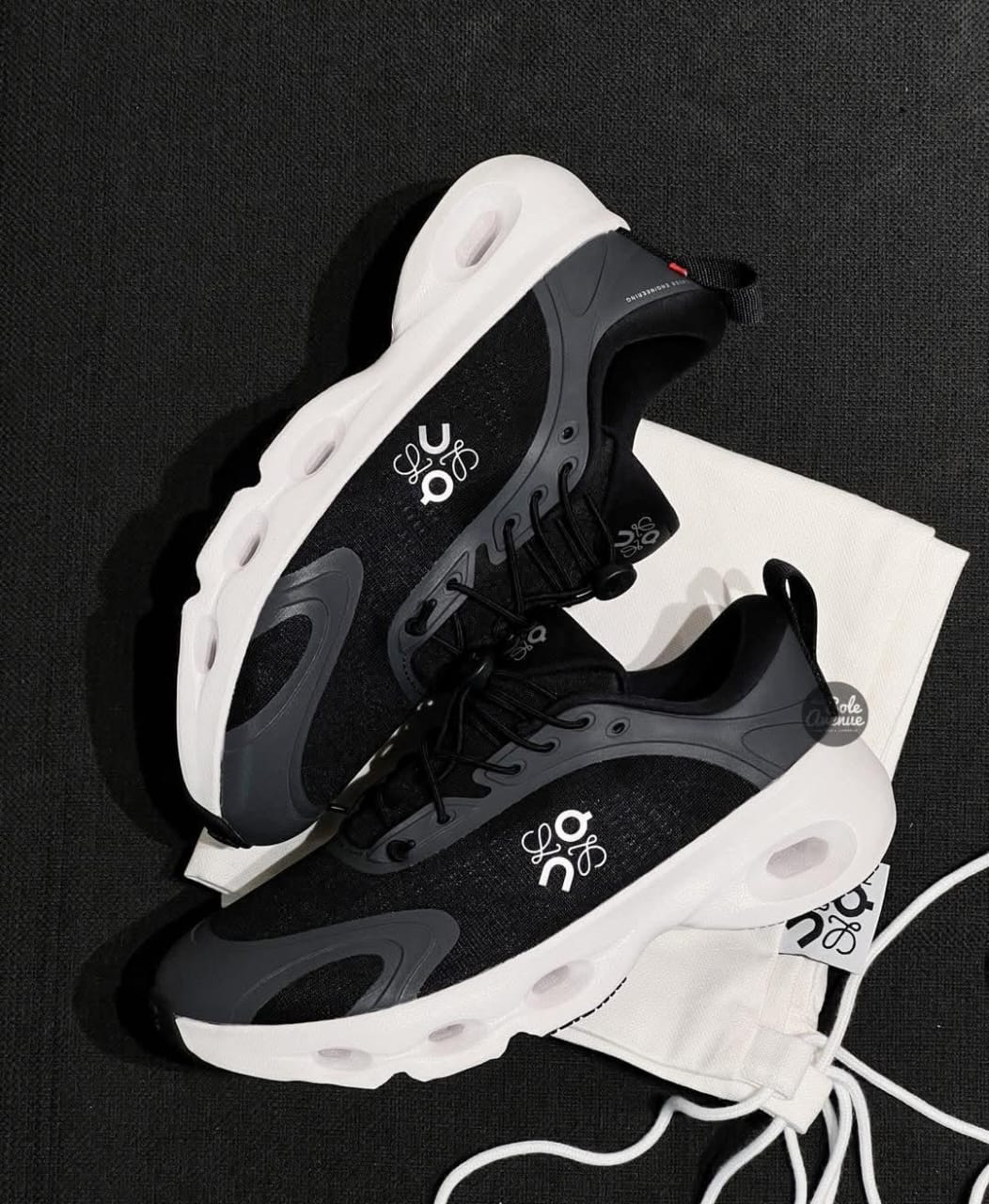 Loewe 26s On Running Cloudsolo x Loewe White Black Mesh TPU