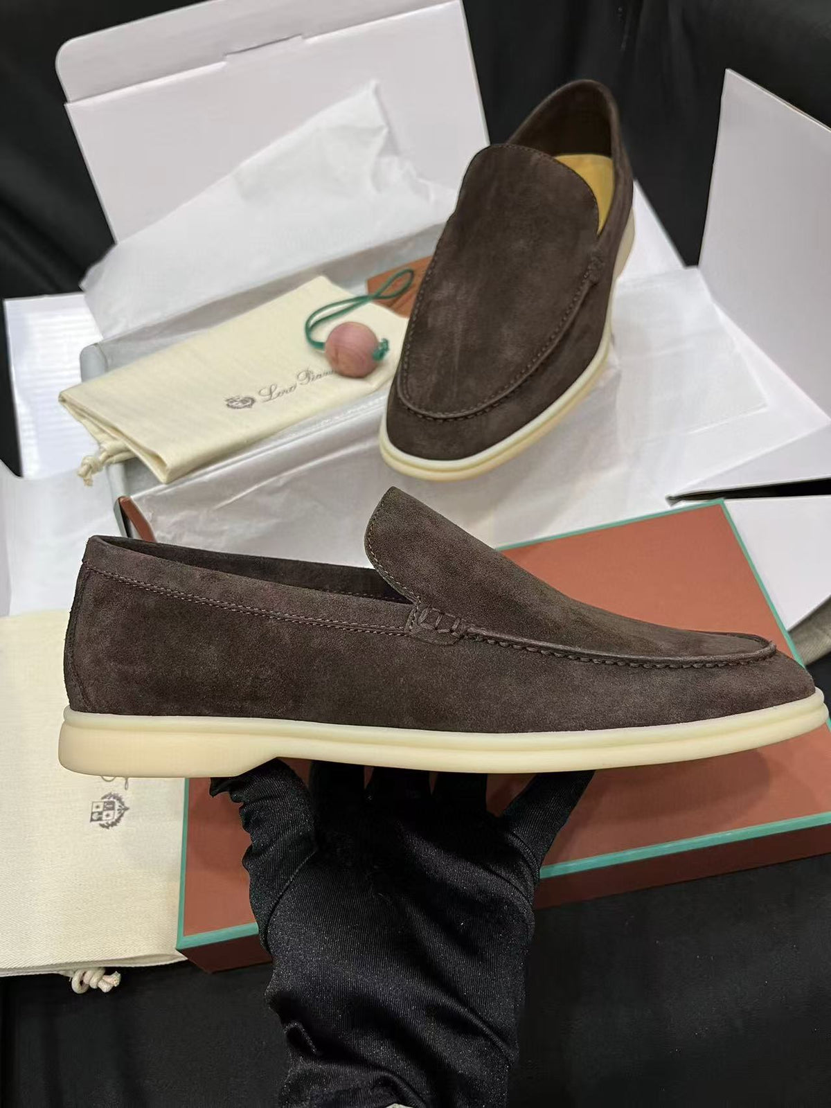 LP 2025 Summer Walk Loafer Brown Suede