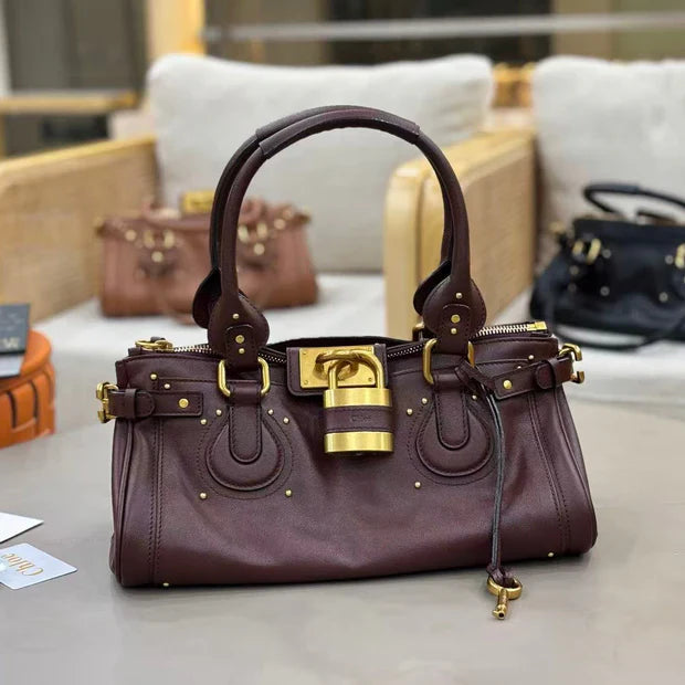 Chloe 2026 Paddington Bag Grenat Leather