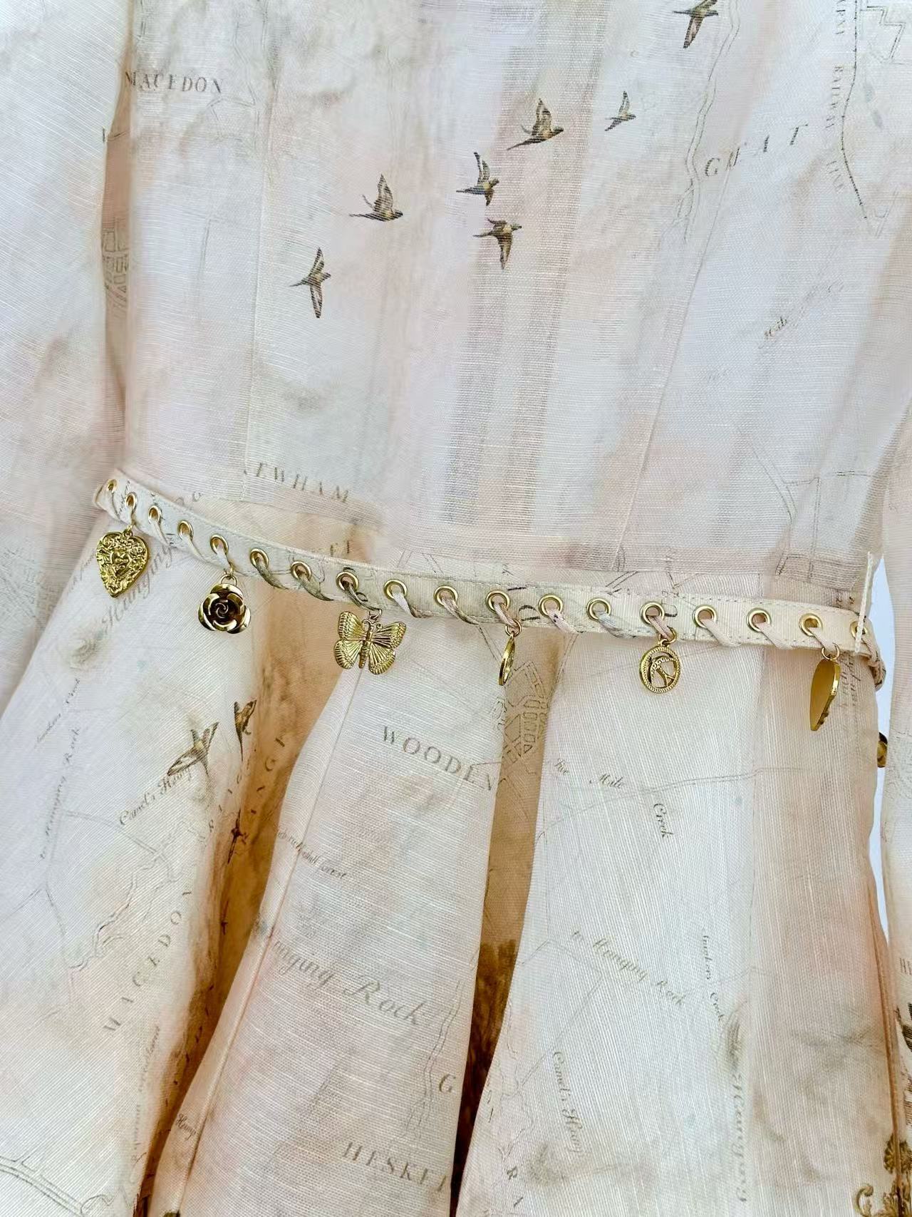 Zimmermann Memento Buttoned Mini Dress
