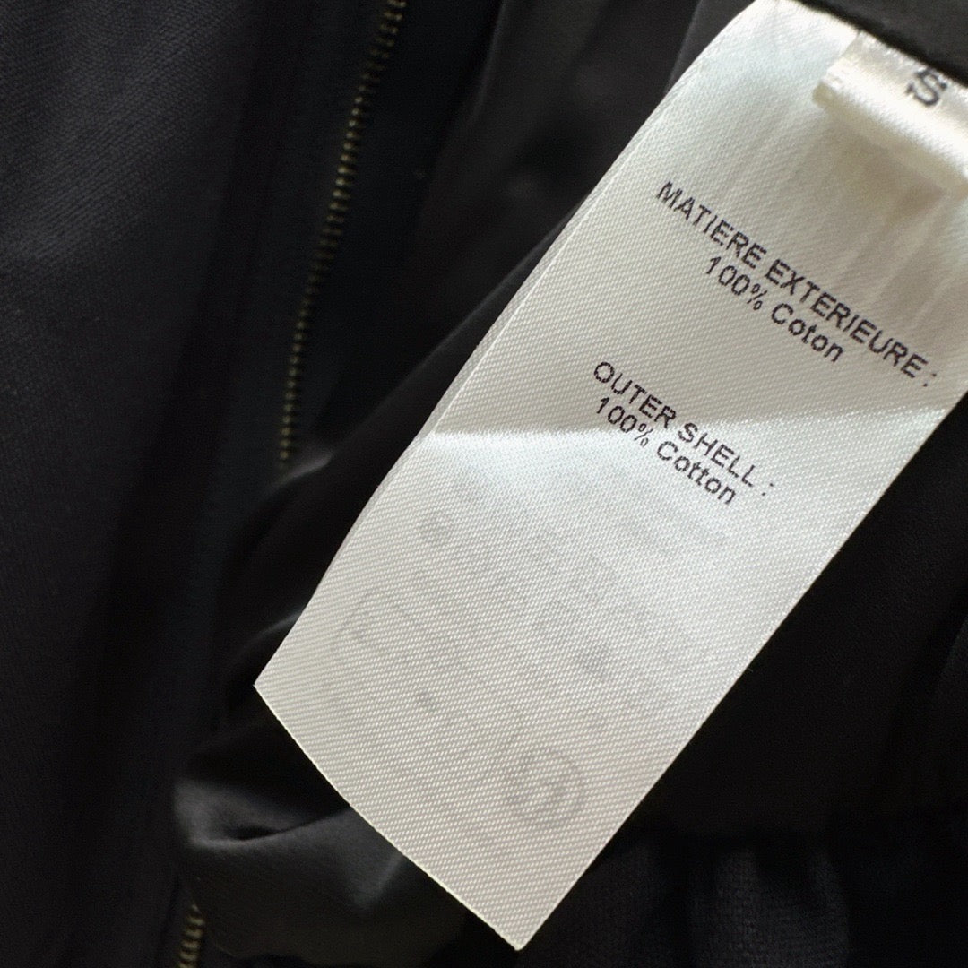 Chloe Gathered Cropped Cotton Canvas Jacket