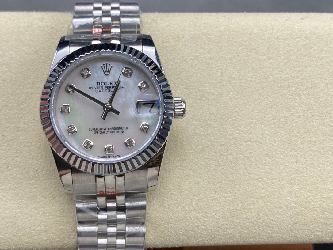 Rolex Datejust 31 Mother-Of-Pearl Dial Stainless Steel
