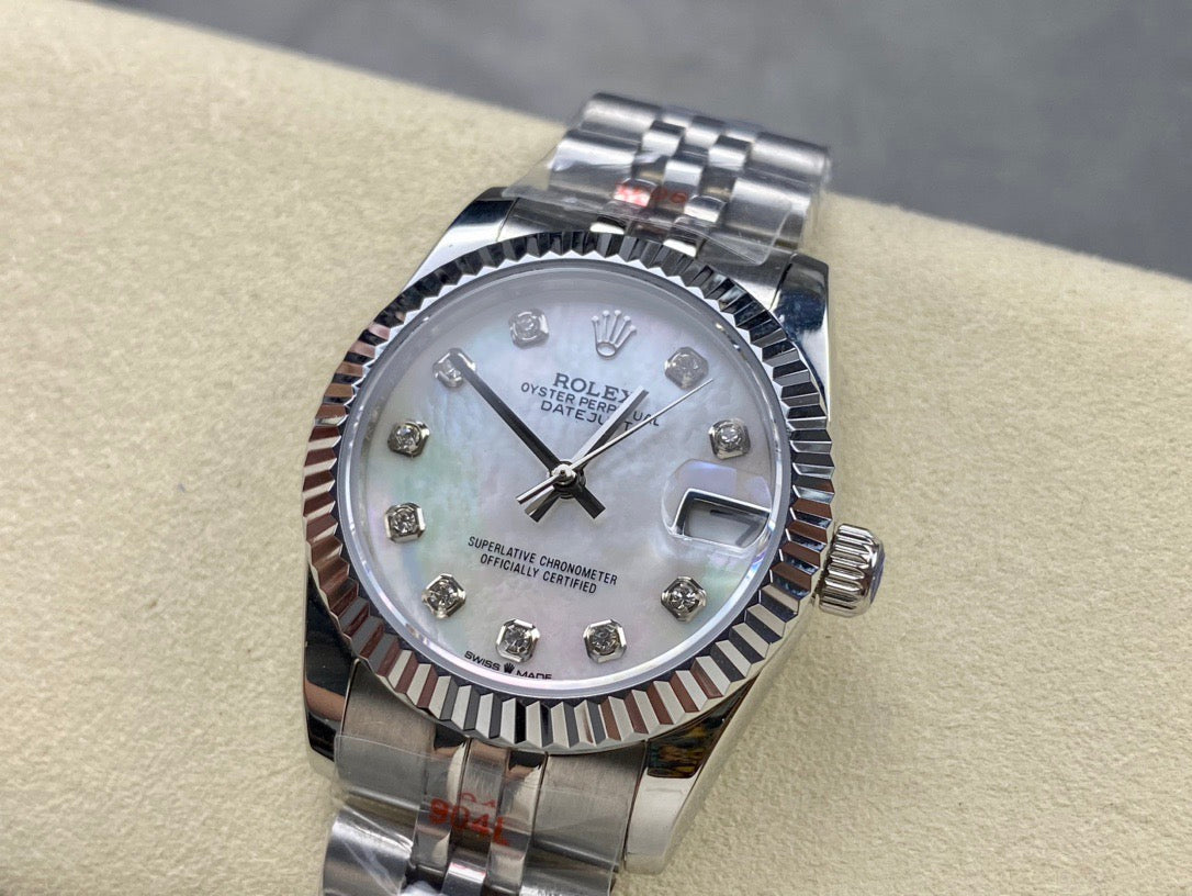 Rolex Datejust 31 Mother-Of-Pearl Dial Stainless Steel