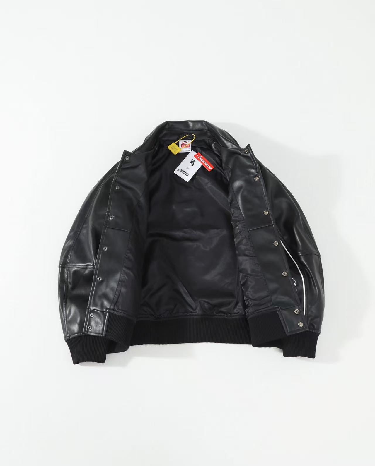 Sup x Nike Bomber Jacket Black Leather