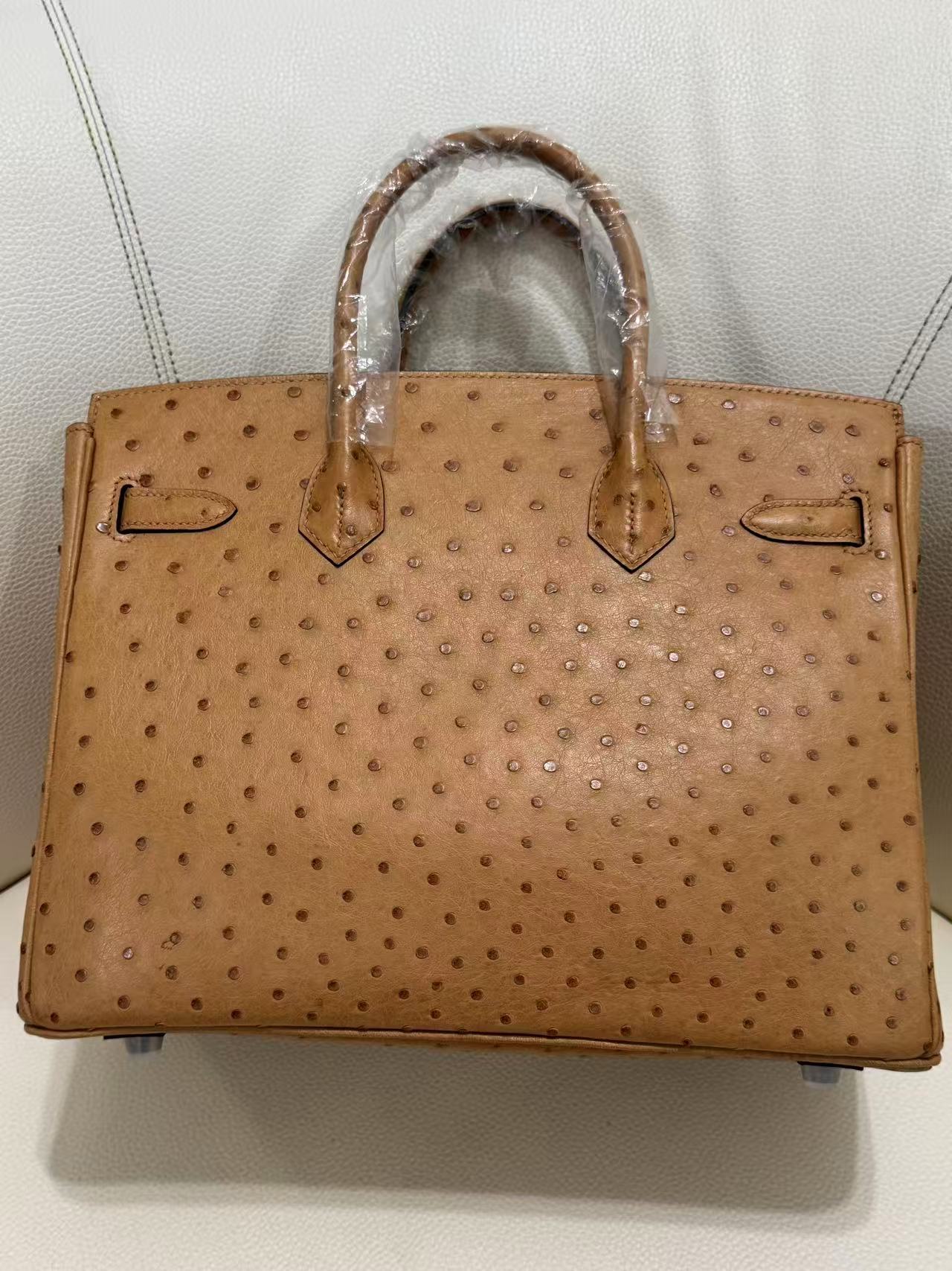 HM 26s Birkin 30 Gold Ostrich