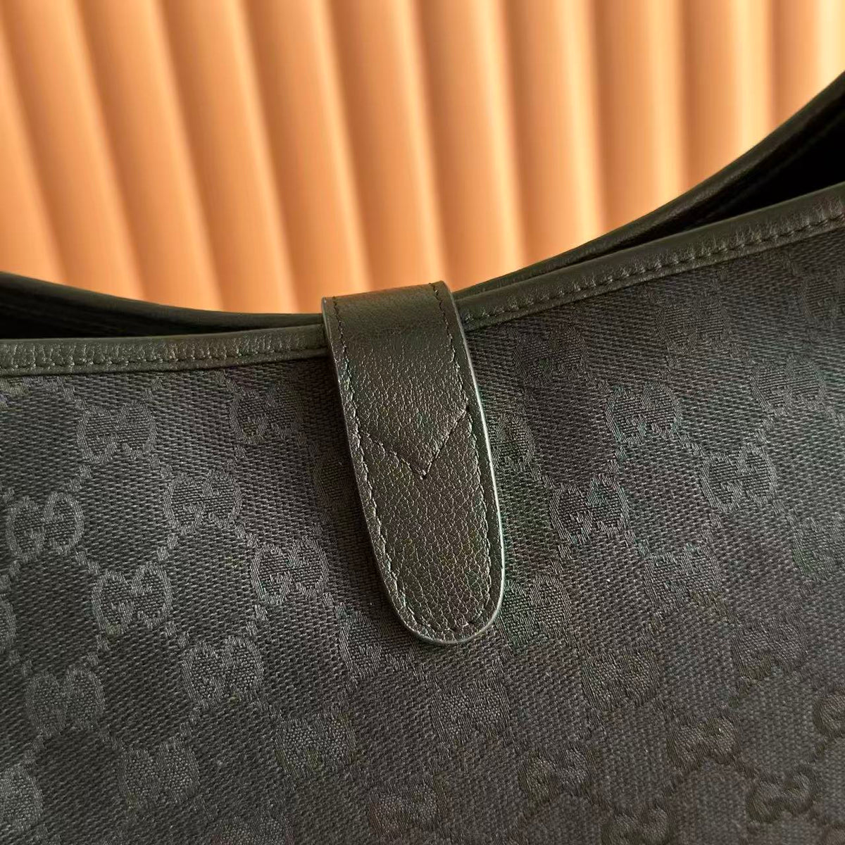 Gucci 2026 Jackie 1961 40cm Black Canvas Leather