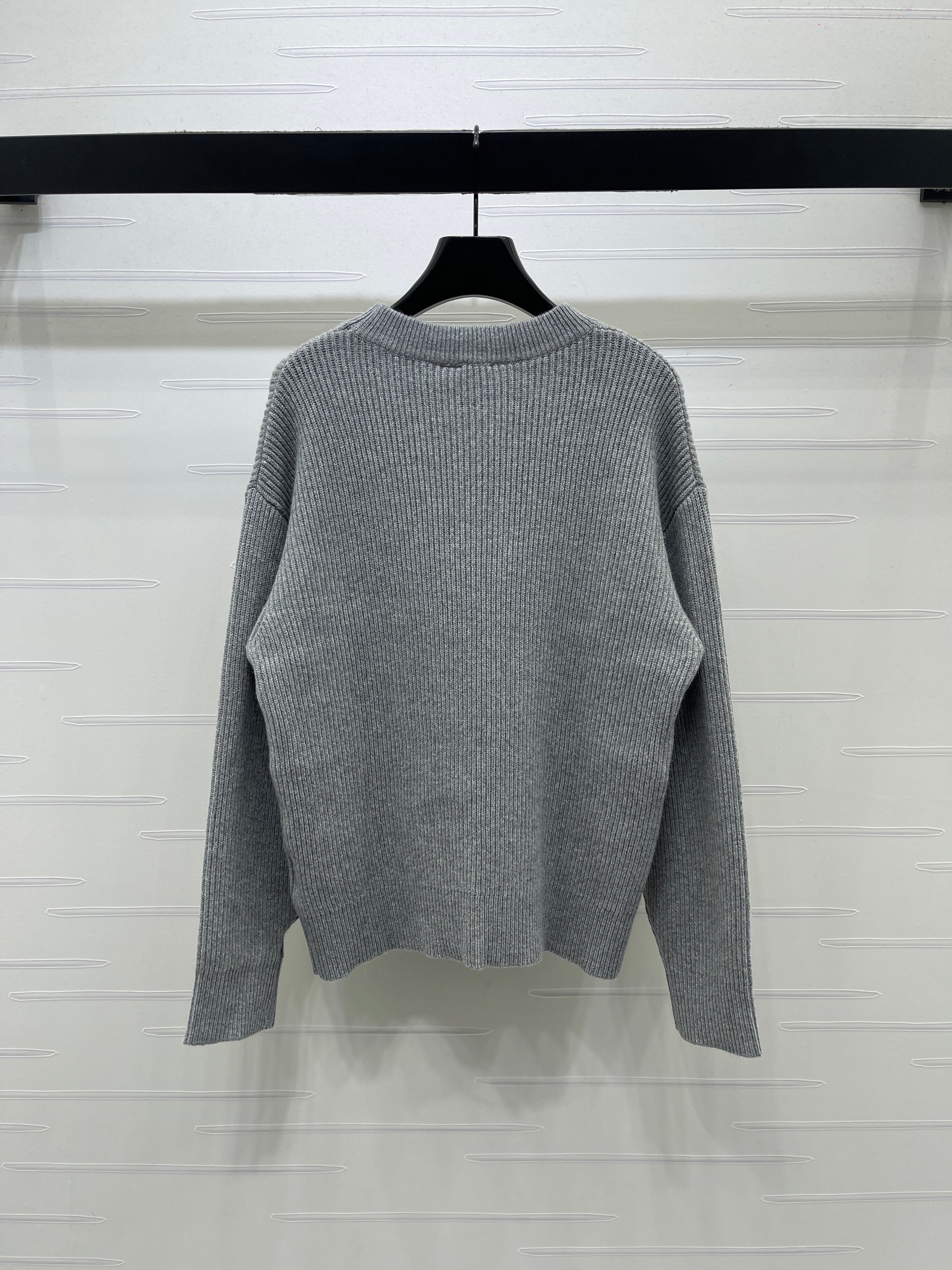 CD Signature Ribbed Sweater Wool