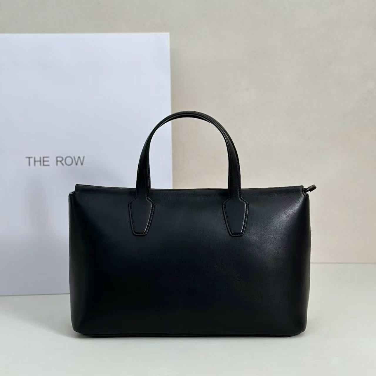 The Row Marcel Bag Black Calfskin