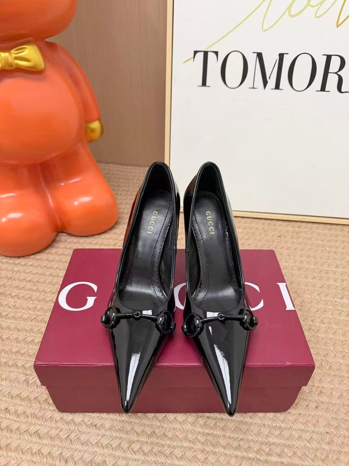 GG 26s Donna Pumps Black Patent 643400