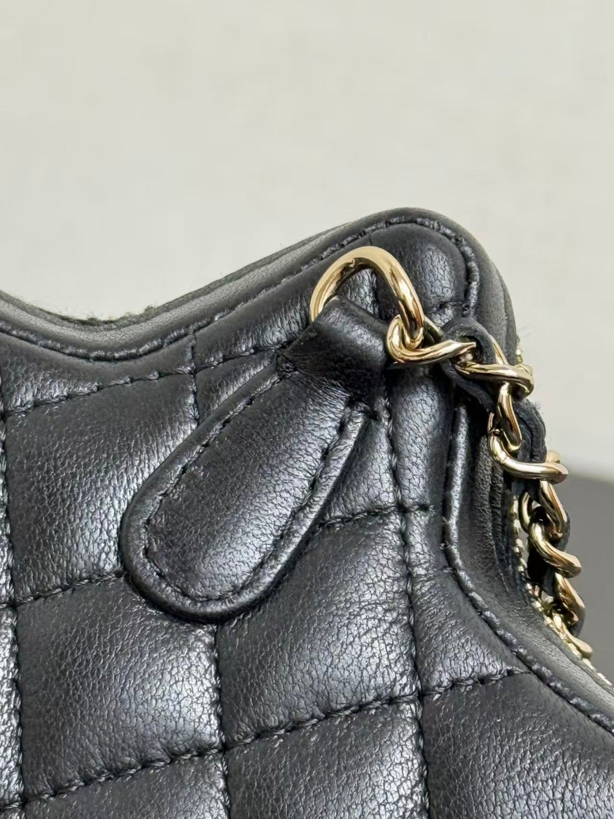 Chanel 26C Accessories Mini Star Bag Charm Black Lambskin AP4985