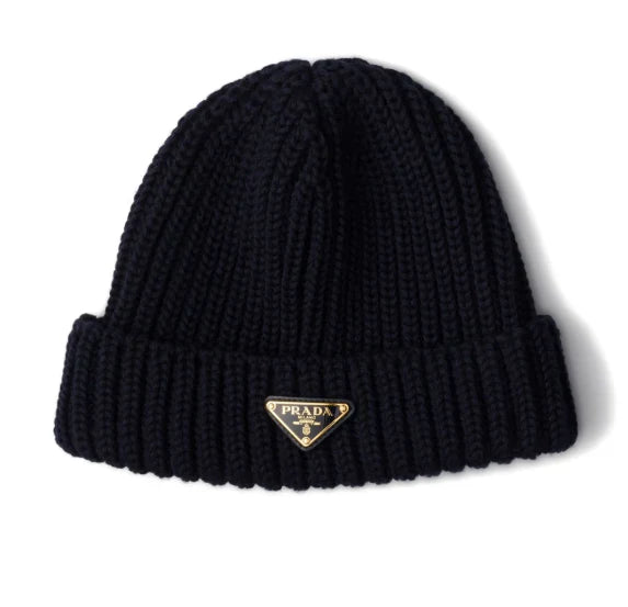 Prada Black Wool Hat