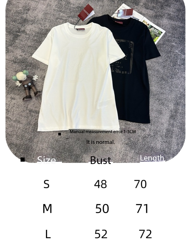 GG Short-Sleeve T-Shirt Print Cotton 350848