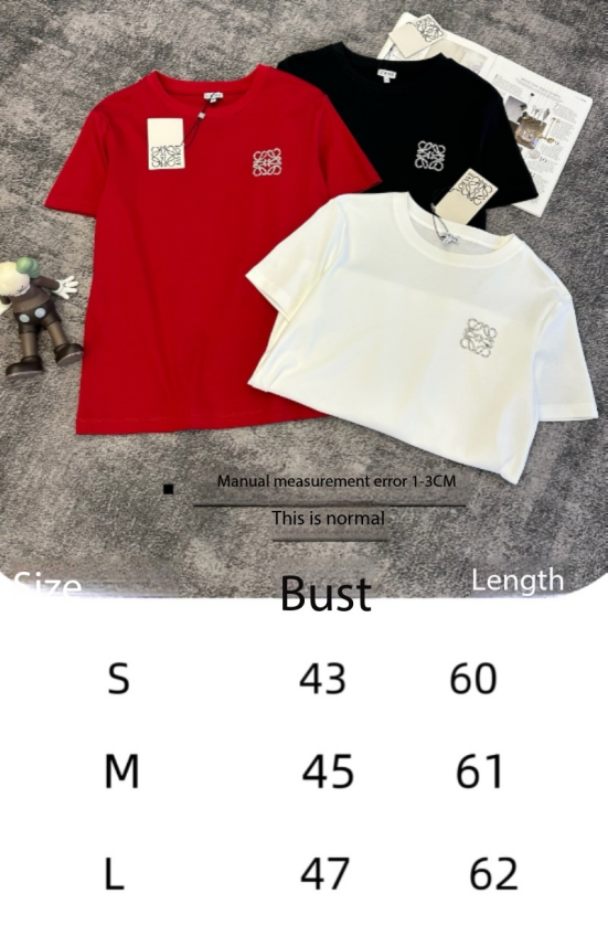 Loewe SS26 Loewe Anagram T-shirts Cotton 350565