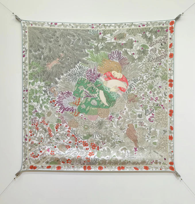 Hermes 2026 Dans les Bras de Selene Silk Scarf