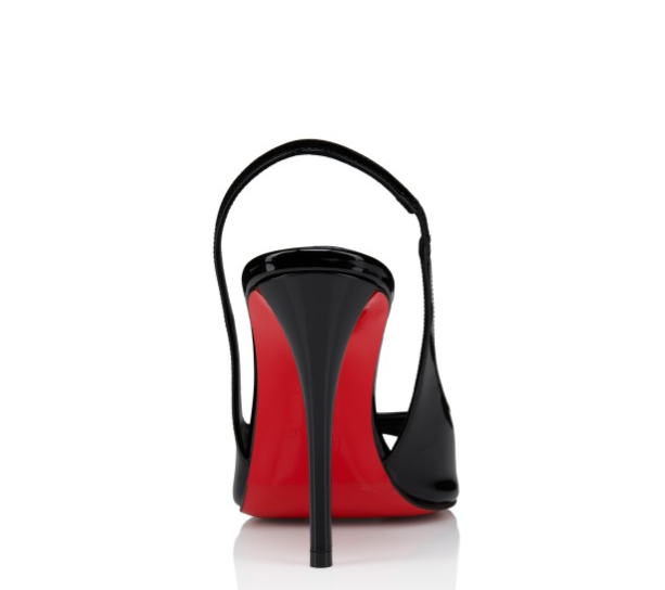 CL Sofia Z Sandal 10cm Black Patent Leather