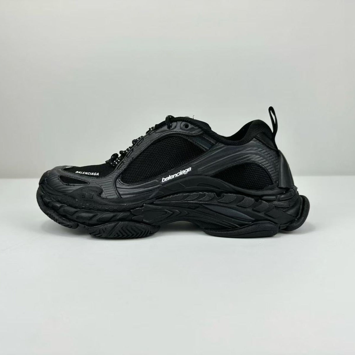 Balenciaga Triple S.2 Sneaker Black Polyurethane Polyester