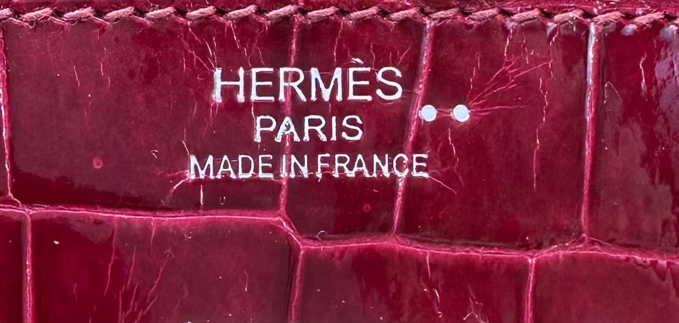 HM Birkin 25cm Deep Red Shiny Crocodile (15 day for production)
