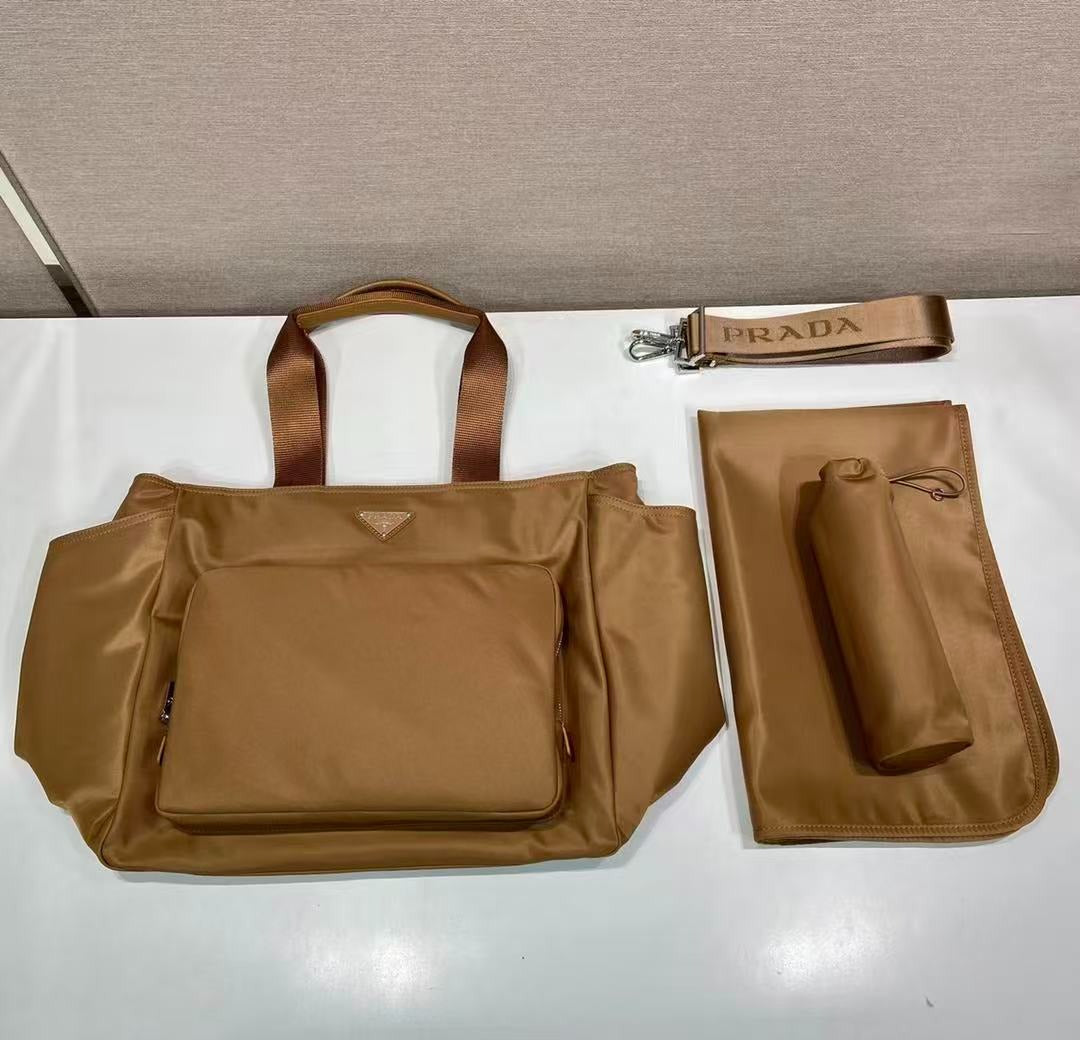 Prada Baby Bag Brown Re-Nylon
