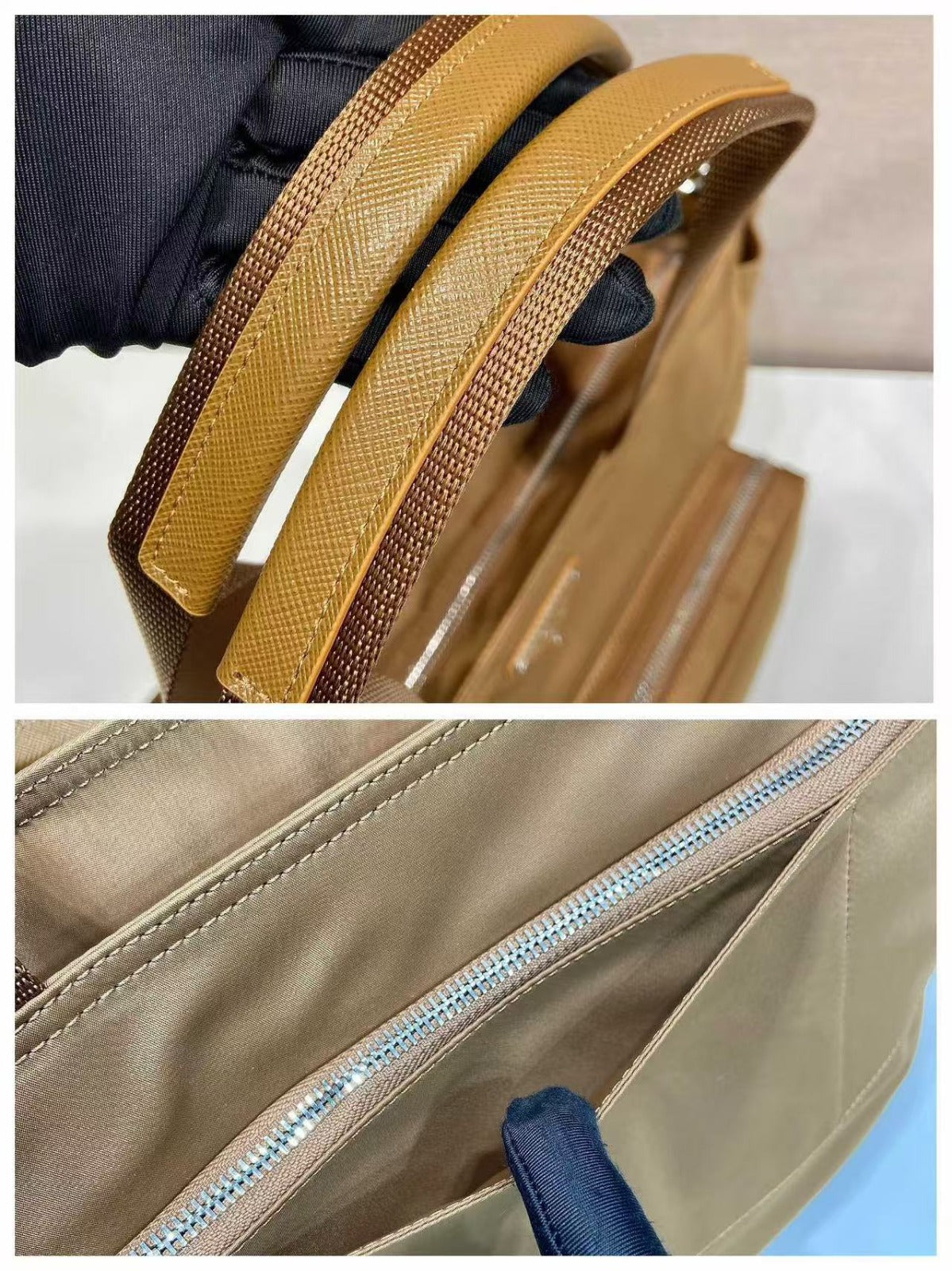 Prada Baby Bag Brown Re-Nylon