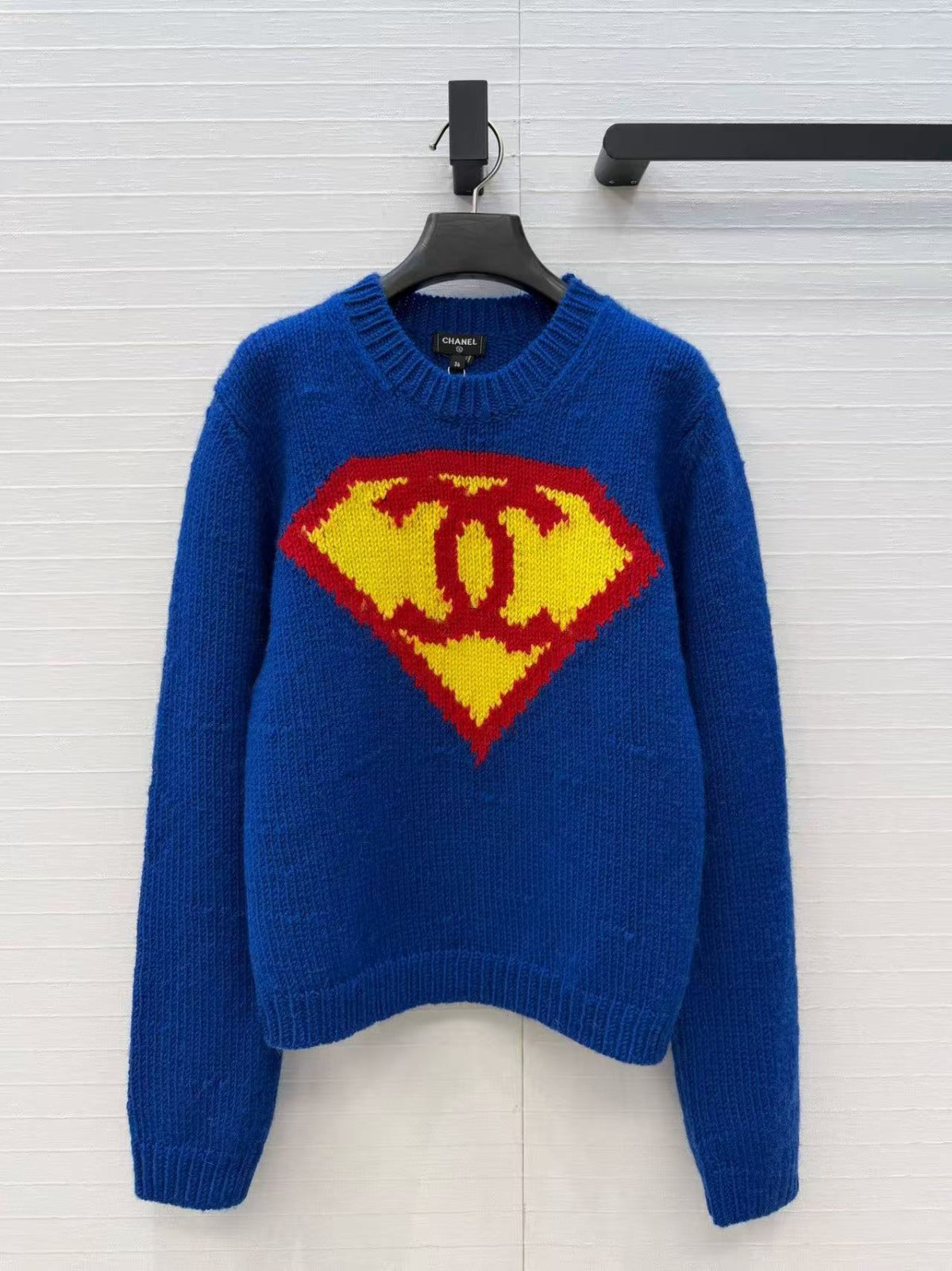 CC 26A Superman Sweater Blue Wool