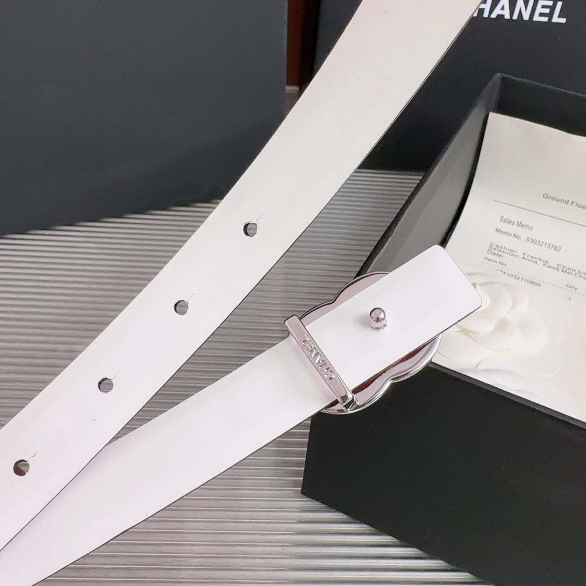 CC 26W Belt 2cm Double-Sided Cowhide 218265