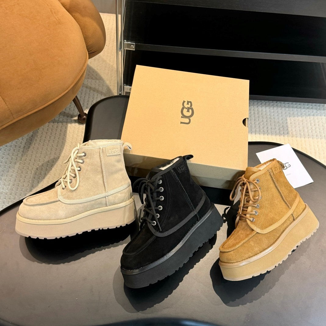 UGG Martin Boots Flat Sole Suede