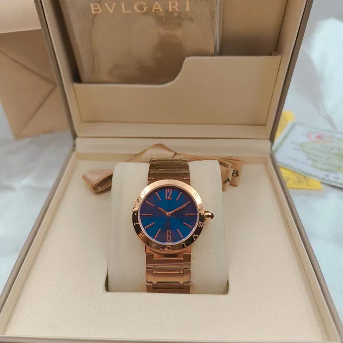 BVLGARI 33mm Pink Gold Case