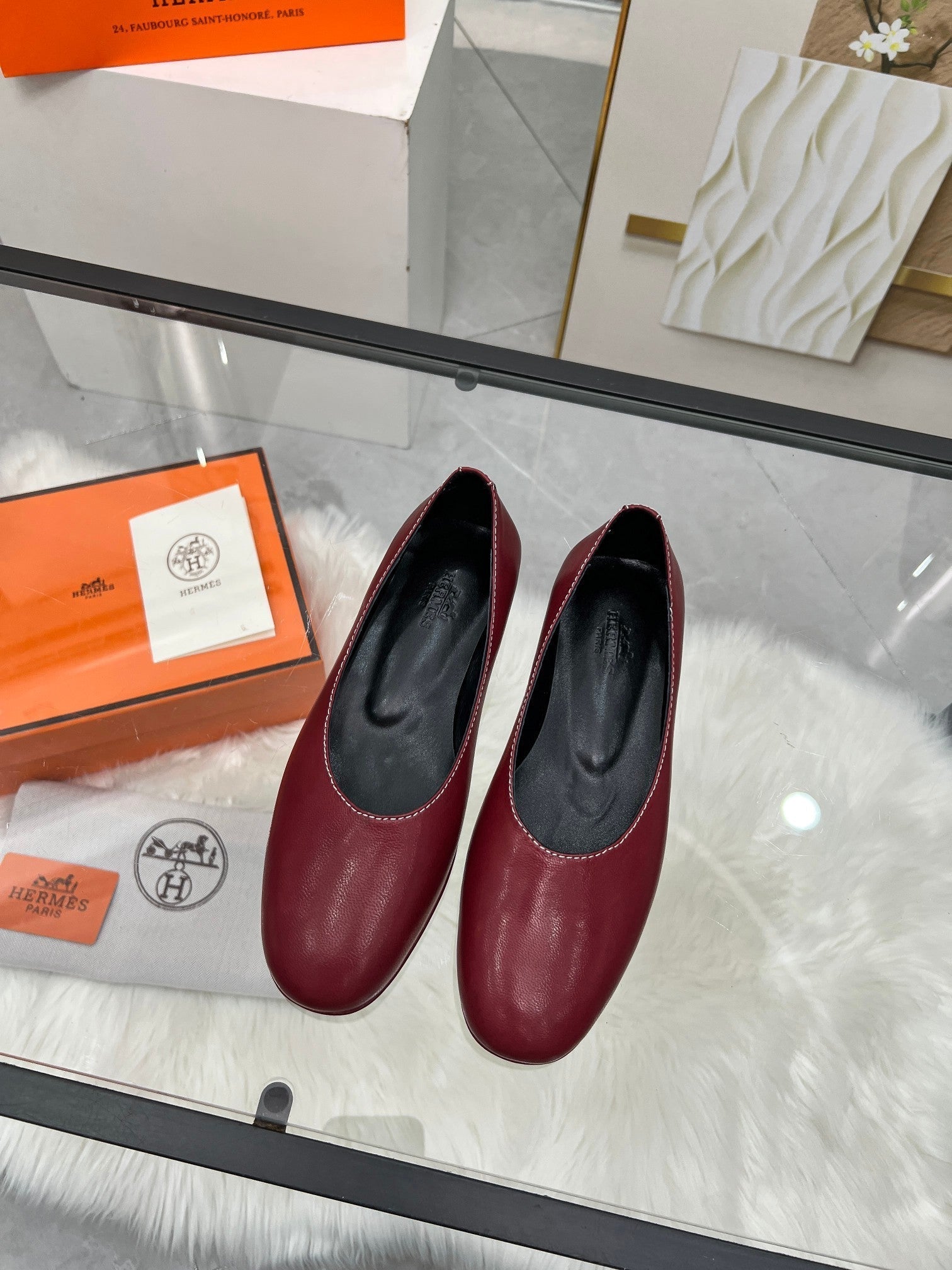 HM 25 Ballet Flats Multicolor Sheepskin 370992