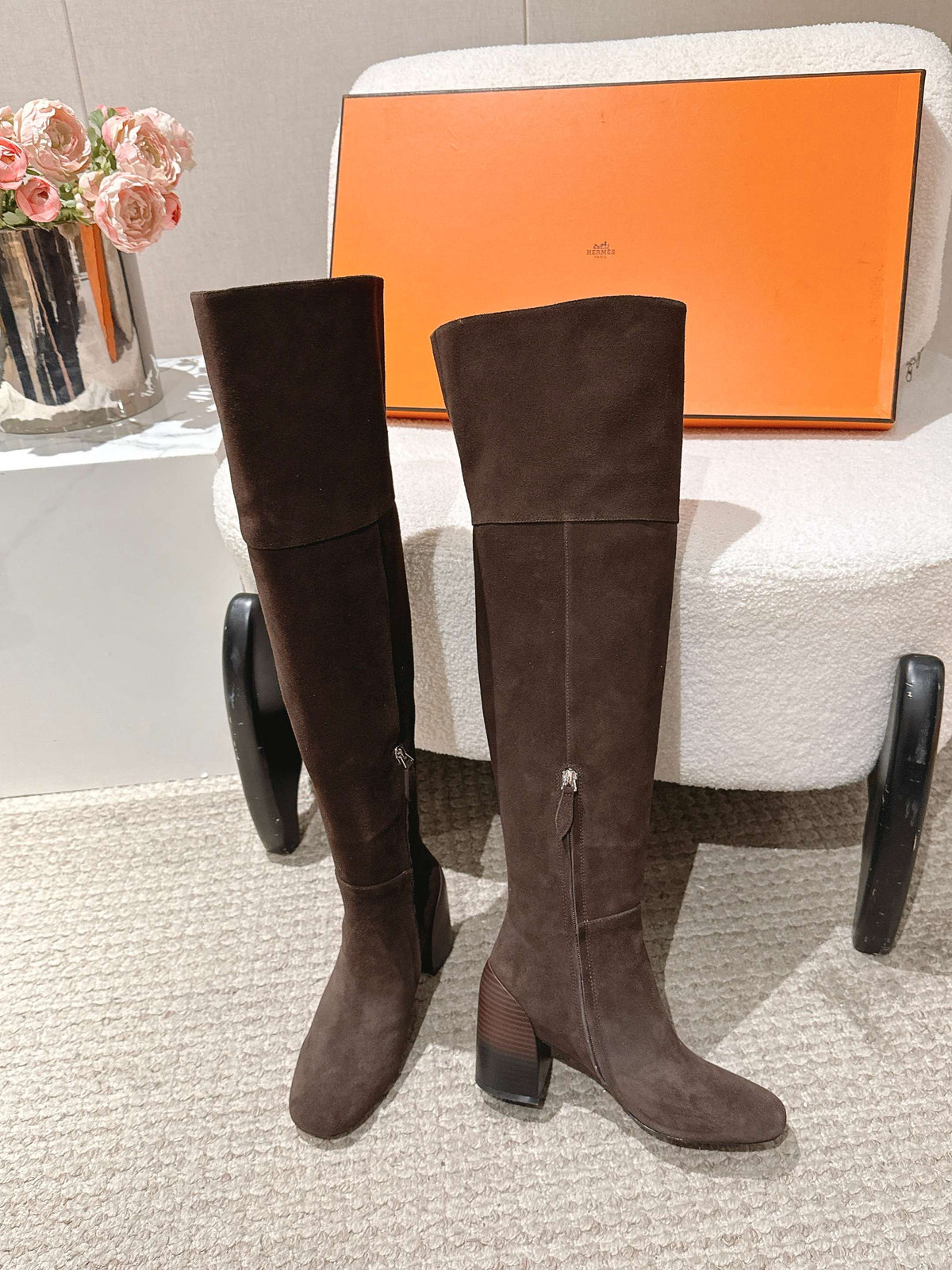 Hermes 26s Nalla High Boots 168289