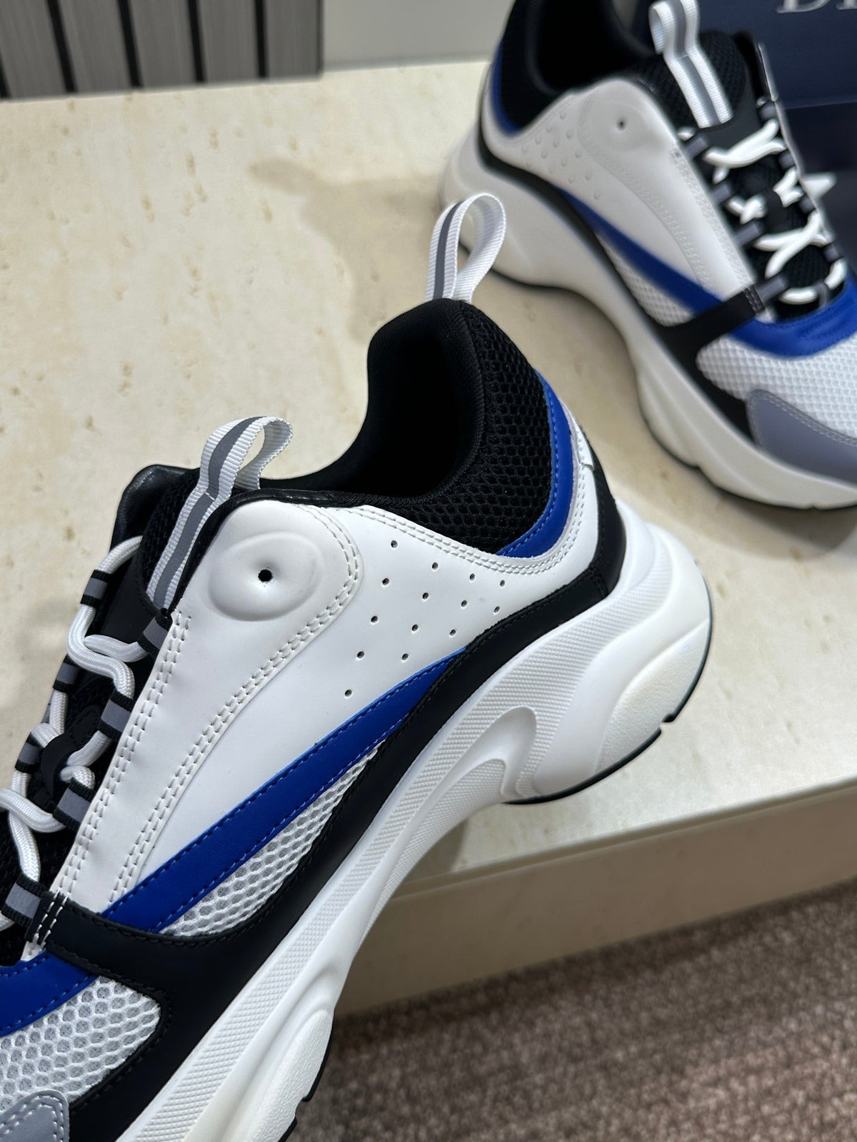 CD 26s Men B22 Sneakers White Grey Royal Blue Trim 834915