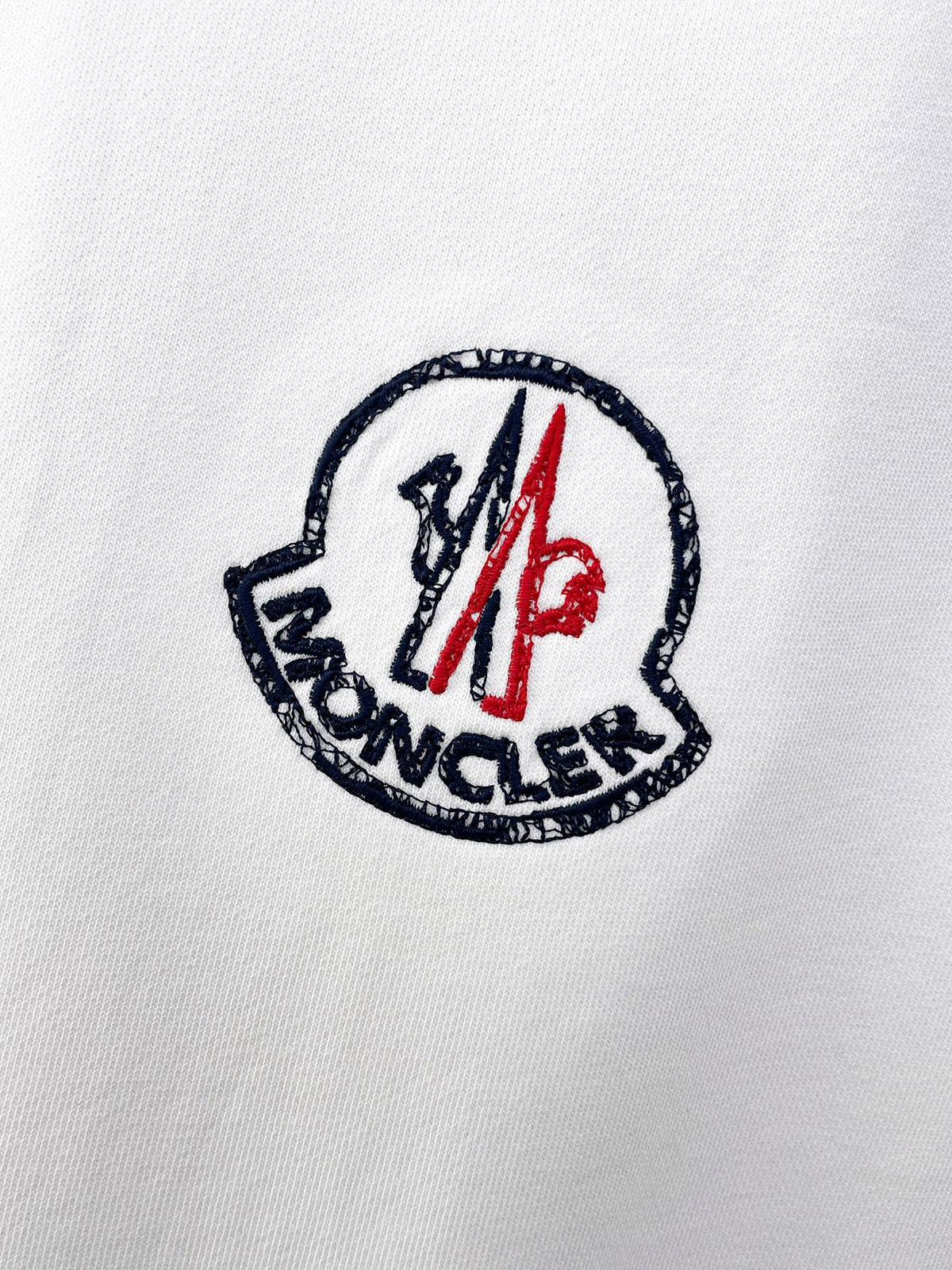Moncler 26s Men Crewneck Sweatshirt Large Felt Logo 304851