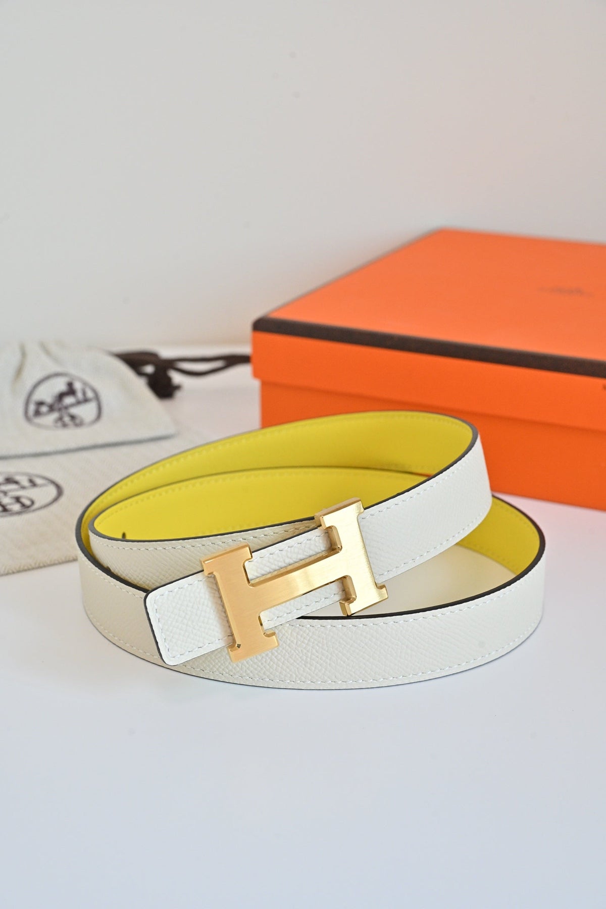 HM 26W Belt 24mm Double-Sided Calfskin 218260