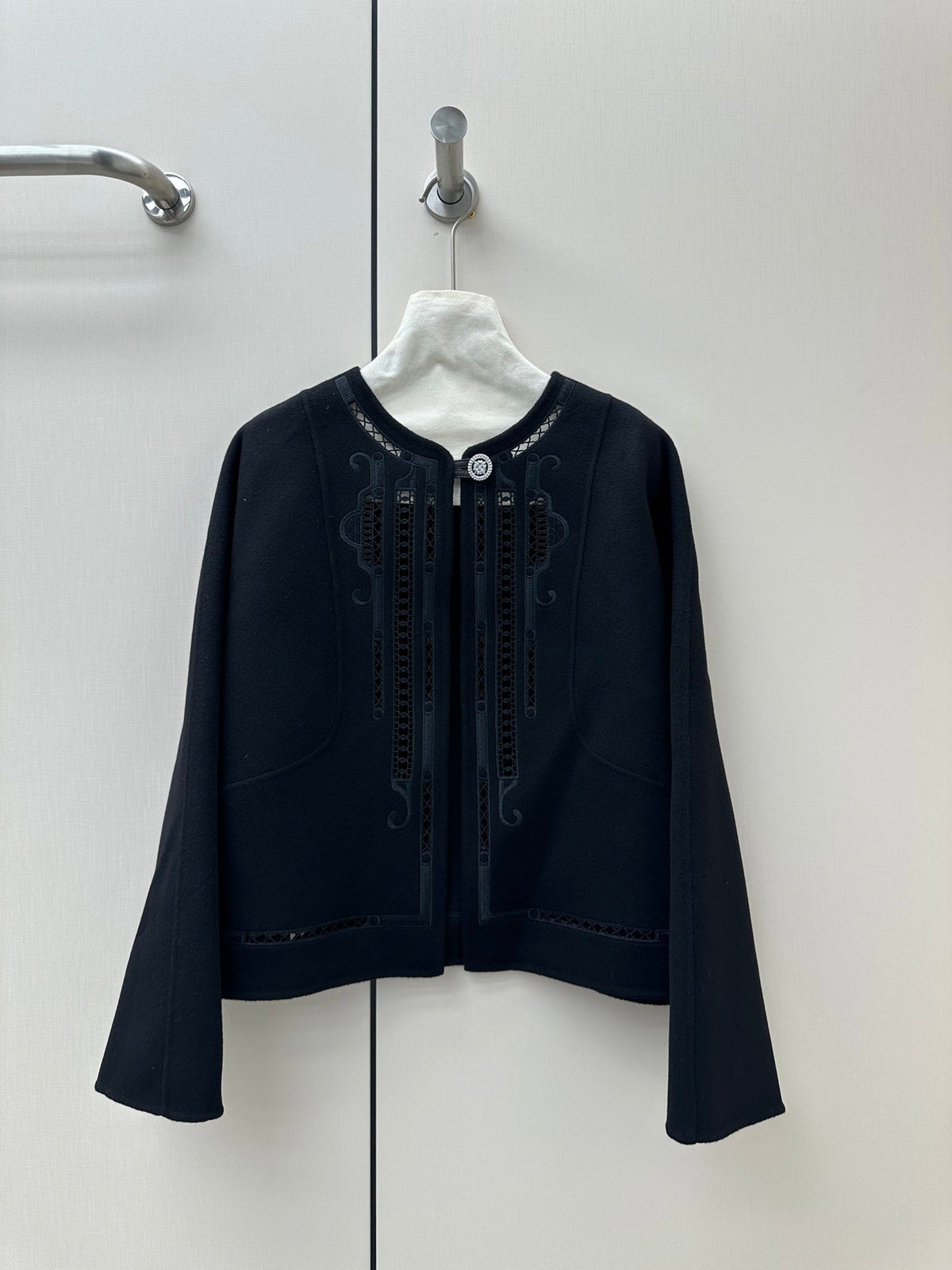 HM 26K Embroidered Jacket L'Enseigne du Sellier Wool Cashmere 435166