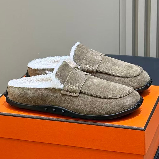 Hermes 2026 Mix Mule Suede Leather