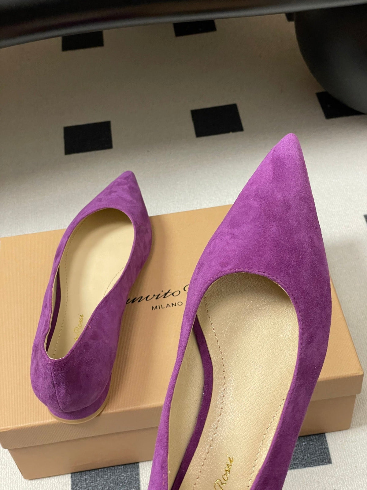 GR 26s Flats Purple Suede 164790