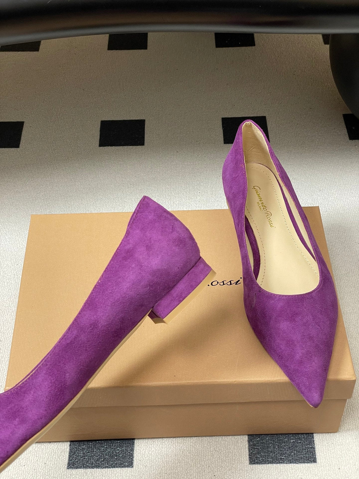 GR 26s Flats Purple Suede 164790