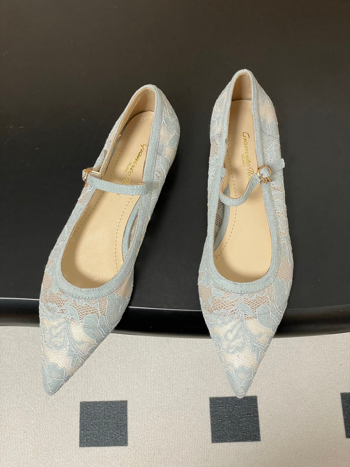 GR 26s Mary Jane Light Blue Lace 164796