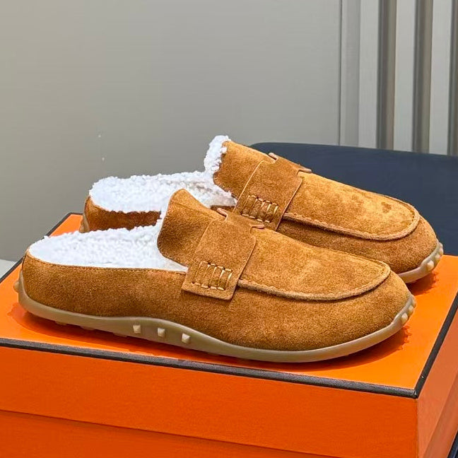Hermes 2026 Mix Mule Suede Leather