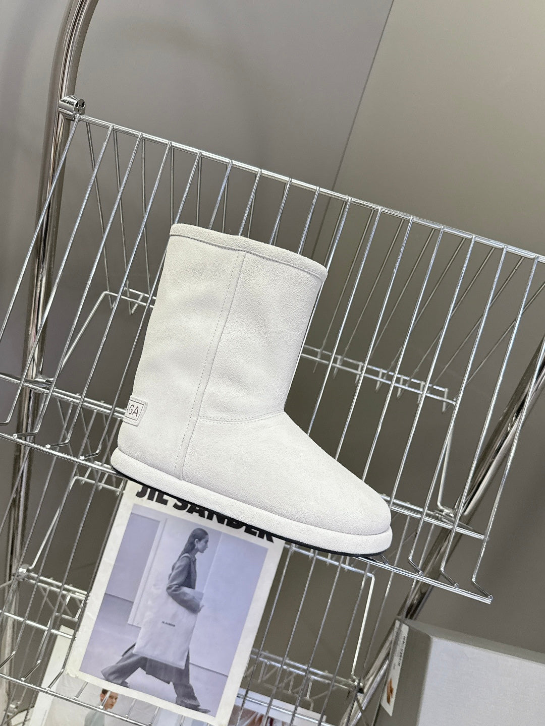 BLC Snow Boots High-Gloss Finish Shearling Lining 151395