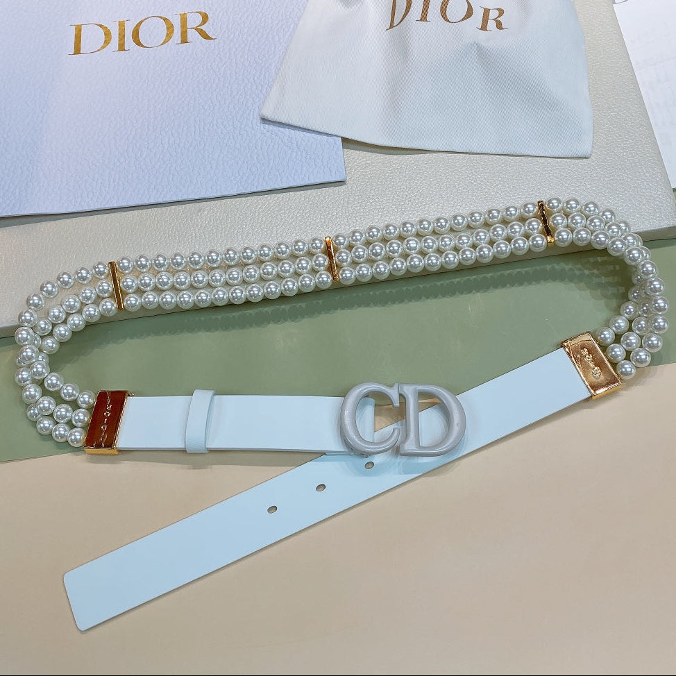 Dior 2026 C'est Belt 30mm Smooth Calfskin