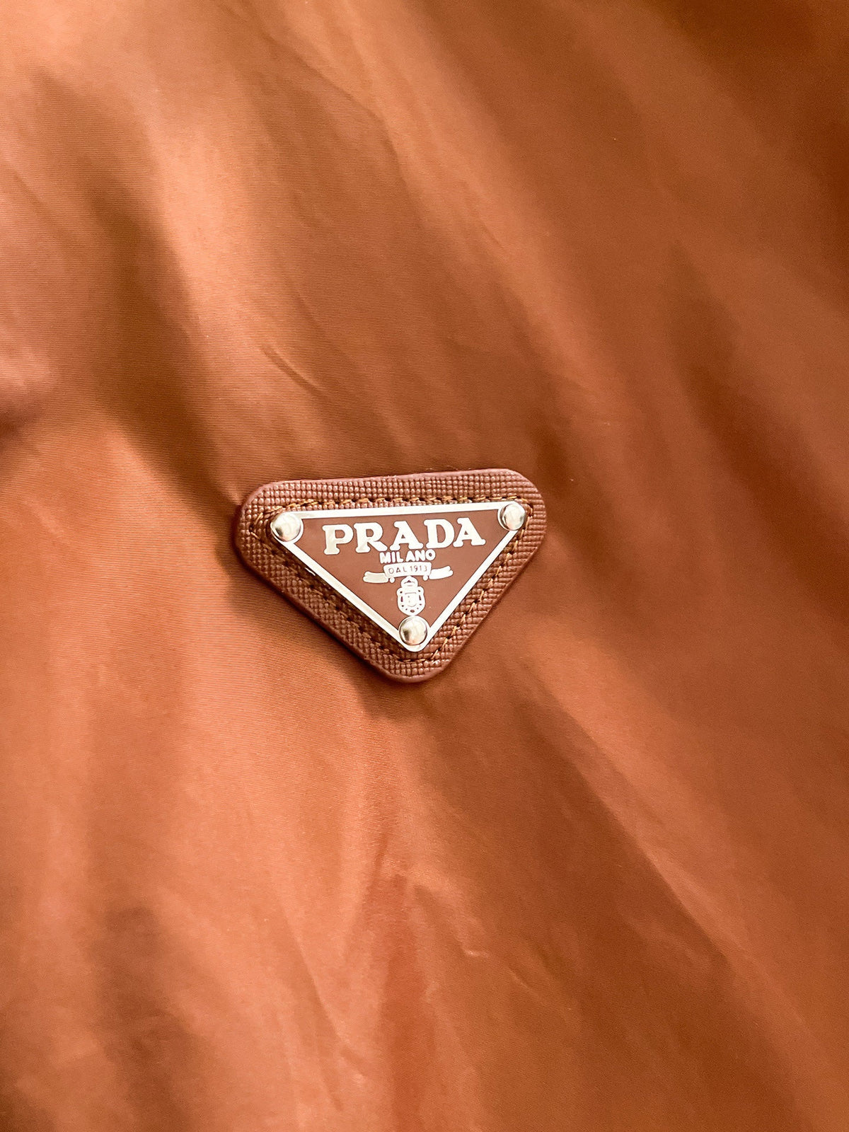 Prada 26s Men Hooded Windbreaker Jacket Enamelled Triangle Logo 518392