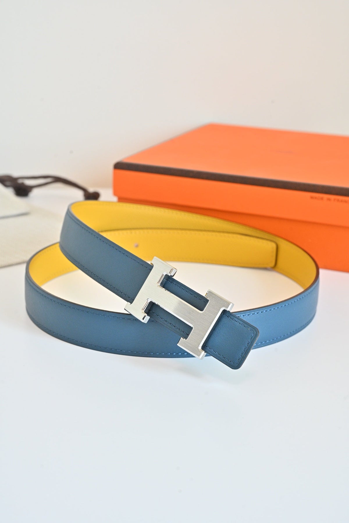 HM 26W Belt 24mm Double-Sided Calfskin 218255