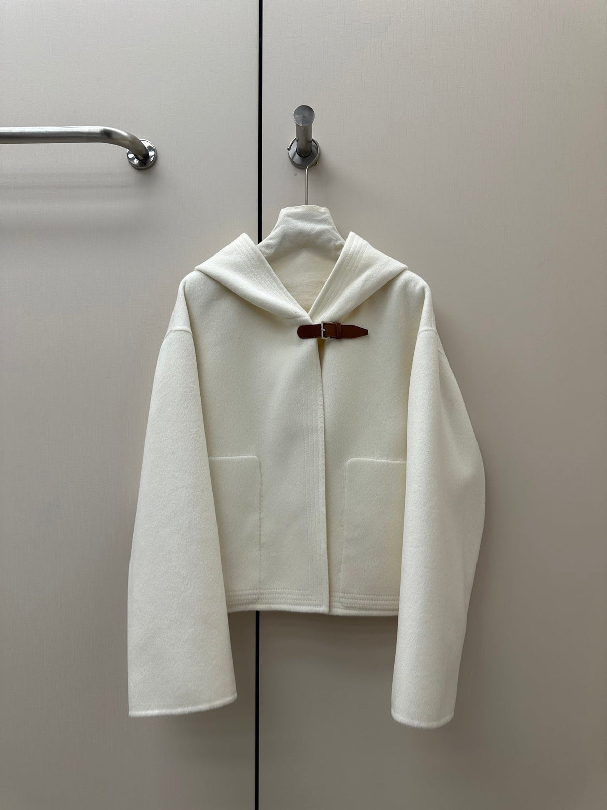 HM 26K Hooded Jacket Double-Sided Wool Cashmere 435163