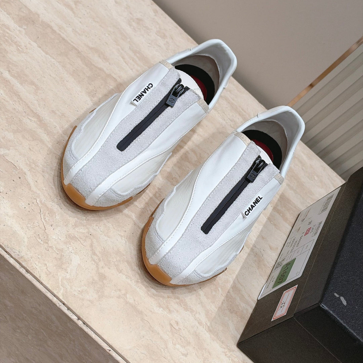 CC 26K German Training Sneakers Calfskin Leather 180282