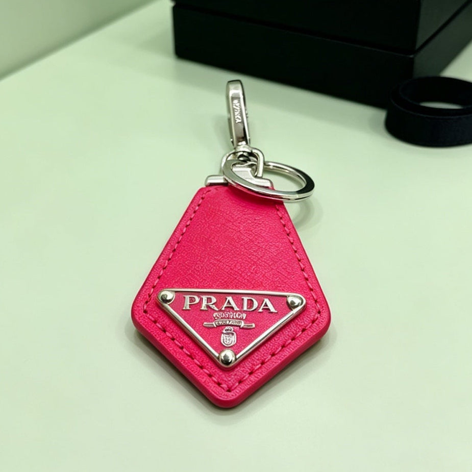 Prada Saffiano Tie Shaped Charm