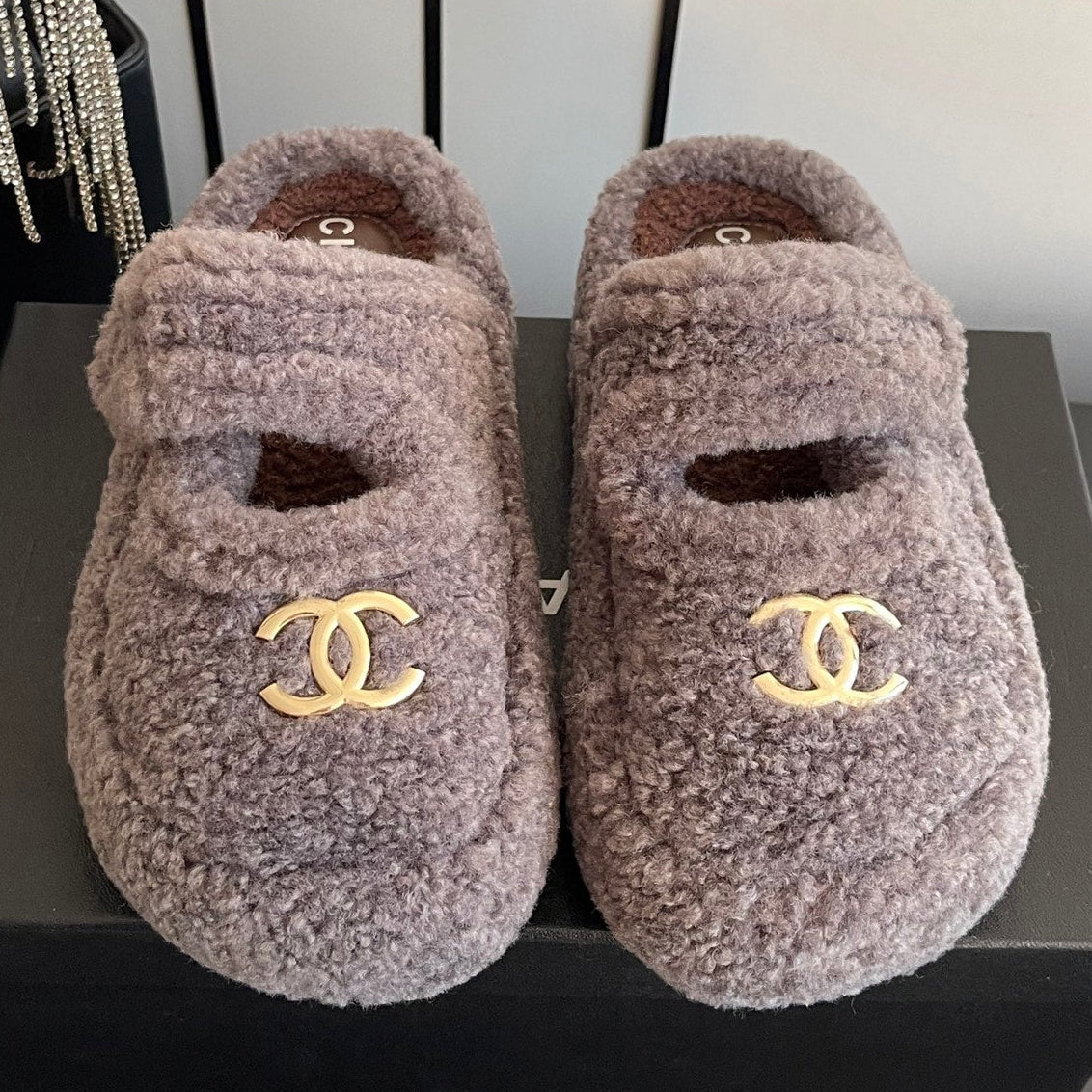 Chanel 2026 Furry Mule Wool 176755