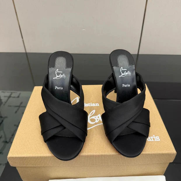Christian Louboutin 2026 Hight Heels Sandals 100mm Silk Sheepskin 791551