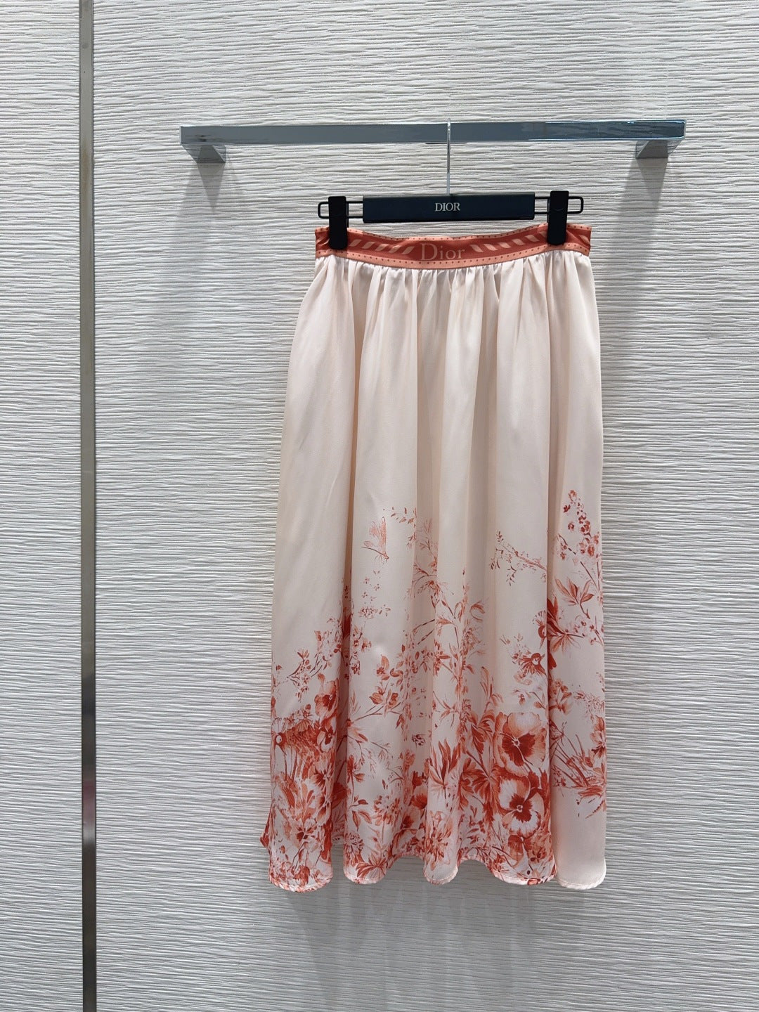 CD 26s Set Shirt Skirt Suit Light Orange Polyester 395008