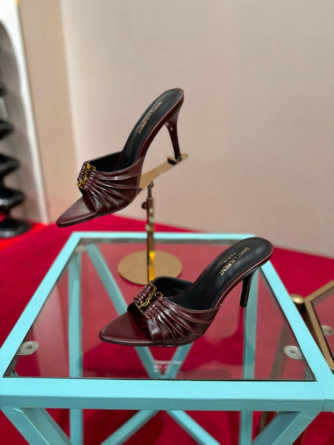YSL 2026  Sandal 10cm Smooth Calfskin 925205